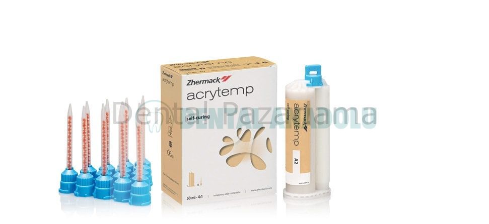 Zhermack Acrytemp A1 - A2 Geçici Kron ve Köprü Meteryali A1