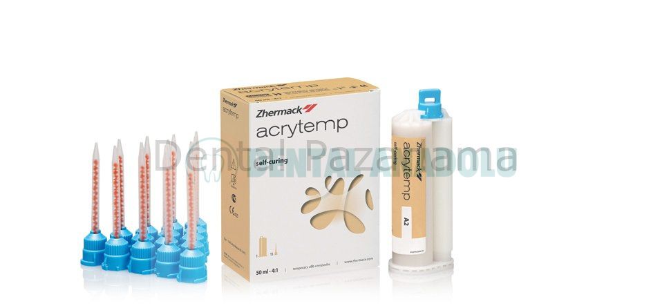 Zhermack Acrytemp A1 - A2 Geçici Kron ve Köprü Meteryali A2