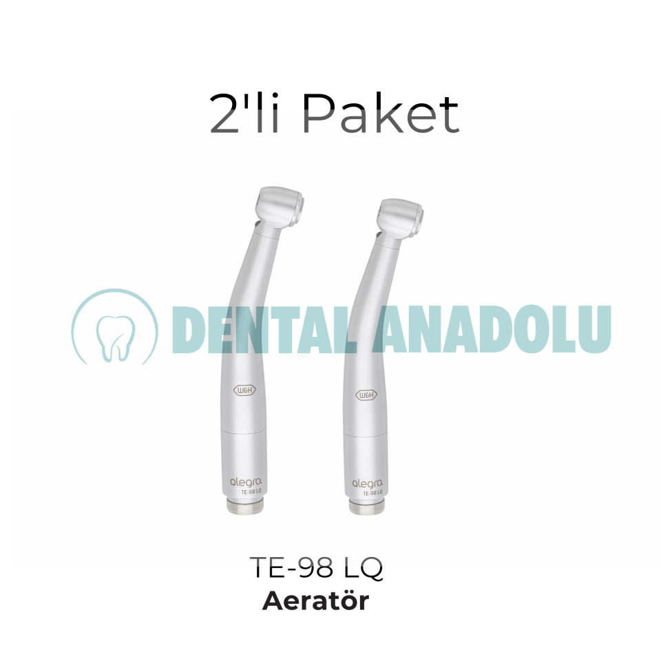W&H TE-98 LQ Işıklı Aeratör 2\'li Paket Kupling Hediyeli