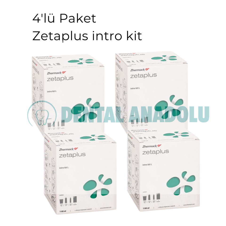 Zhermack Zetaplus L Intro Kit Takım (4'lü Paket)