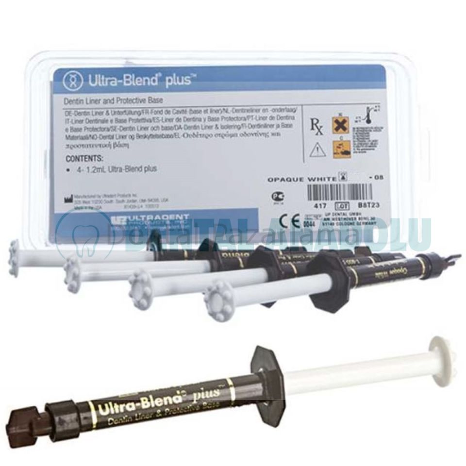 Ultradent Ultra Blend Plus Refil Kavite Liner 4x1.2Ml Opaque White