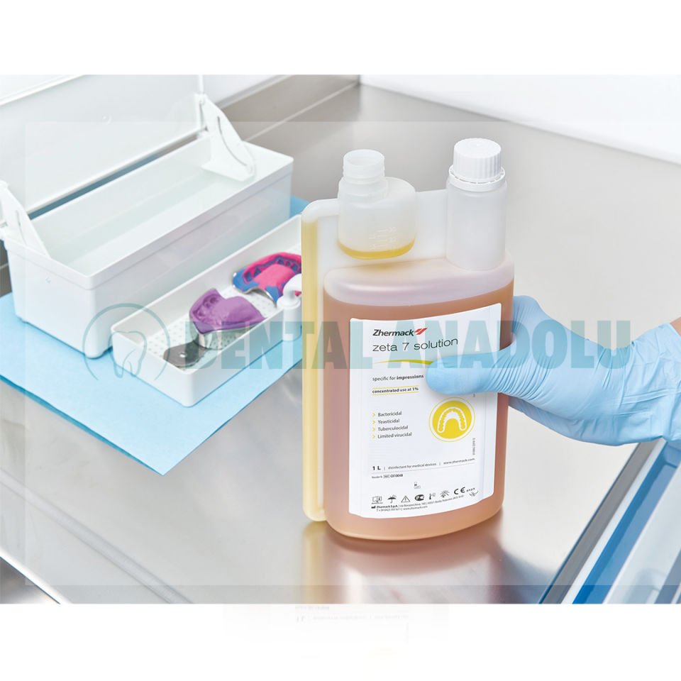 Zhermack Zeta 7 Solution | Konsantre Ölçü Dezenfektanı